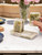 Radicaln Marble Salt & Pepper Shakers 2.5" Modern Kitchen Essentials for Cooking and Dining, Stone Spice Holder & Saleros for Black Pepper, Pink Salt