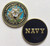 Premium US Navy Double Sided Golf Ball Marker Extraordinary Detail