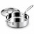 USELUCK 12 Inch Stainless Steel Frying Pan with Lid, 3-Ply Stainless Clad Skillets Fry Pan Fast & Even Heating, Oven Safe Up to 600℉ Dishwash Safe Compatible for All Cooktops Kitchen Cookware