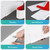 FCSOTSPS Baseboard Trim,4Inx 20Ft Flexible Baseboard Molding Trim,Self Adhesive Vinyl Baseboard Cove Base, Peel and Stick Wall Base Boards for Garage, Bathroom, Cabinet Floor Wall,White