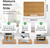 Ibyx Elegant Appliance Slider - Sliding Tray for Coffee Maker & Heavy Kitchen Appliances, Easy Slide, Made of Premium Bamboo, Space-Saving Kitchen Organizer, 40 lb Capacity, Natural - 21 x 15 Inch