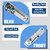JMTAAT 4Pcs Exterior Door Handle Compatible with 2009-2025 Dodge Ram 1500 Classic 2500 3500 Pickup Replace for 55112382AB 55112383AB 55112384AB 55112385AB Chrome Outside Handle Front Rear Left Right