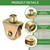 uxcell 2.7 Inch Sliding Gate Wheels, 4Pcs 360-Degree Rotatable V Groove Caster Pulley Block with Bracket for Track Rail Sliding Gate Industrial Machine, Gold
