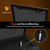 [ 30% Larger capacity ]Gun Safe for Pistols, Biometric Handgun Safe box, Mounted Handgun Safe Quick Access Security Safe with Fingerprint Keypad Lock for Home nightstand