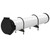 SDSNTE Steel Security Upgraded Conduit Carrier Kit Fit 6 Inch PVC Pipe for Providing Extra Storage on Truck Rack, Black (PVC Pipe Not Included)