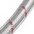 uxcell 20 Inch Long Faucet Supply Line Connector, 2pcs G1/2 Female Compression Thread x M10 Male Connector Braided 304 Stainless Steel Water Supply Hose Line