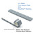 CKAuto 1/2oz, 0.5oz, Grey, Adhesive Stick On Wheel Weights, 63 oz/ 4 lb/Box, OE Quality, (126pcs)