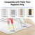 Sideways Magnetic Vent Extender for Under Furniture, Floor Resiter Vent Deflector Fits Vents 3" - 6" Wide (1PCS)