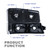 G-PLUS Headlights Assembly, Compatible with 2003 2004 2005 2006 Chevy Avalanche 1500 2500 Bumper Headlamps, Clear Lens Chrome Housing Clear Reflector,faros delanteros