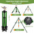 Pattiumo Sprinklers for Yard, 360° Tripod Sprinklers for Yard Large Area, 3/4" Connector Lawn Sprinkler, Adjustable Height 16-37”, Water Sprinkler for Lawn/Garden/Patio, 1Pack