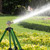 Pattiumo Sprinklers for Yard, 360° Tripod Sprinklers for Yard Large Area, 3/4" Connector Lawn Sprinkler, Adjustable Height 16-37”, Water Sprinkler for Lawn/Garden/Patio, 1Pack