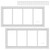 2 Pack Shed Window 10" W x23 H, White Flush Mount Window with Tempered Glass for Playhouses, Sheds, Garage and Chicken Coops