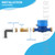 MEASUREMAN 3/4" Non-Pulsed Single-Jet Gallon Water Meter Blue Brass Body 20mm Flow Garden Hose RV Residential Systems​