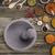 Luvan Large Mortar and Pestle Set,4 Cups Unpolished Granite Natural Stone Grinder Bowl for Molcajete Guacamole Bowl Crushing/Mexicano Guacamole,Spices Grinder,Herb Crusher,Salsa Pesto-8IN/Gray