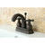 Kingston Brass KB5612AX Restoration 4-Inch Centerset Lavatory Faucet, Polished