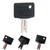 GAOHOU 6Pcs Forklift Ignition Keys Crown Ignition Key #107151-001& #107151-002 Compatible for Crown Clark Hyster Gradall JLG CAT Pollak Skytrak Yale Electric Pallet Truck Forklifts