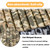 HZCHIONE EVA Foam Boat Flooring 94.48x23.62 in, Camo Boat Decking Marine Mat Carpet for Boats Non Slip Sea Deck Boat Flooring for Swim Platform Console Self-Adhesive (Desert Camo)