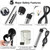 Immersion Water Heater 2Pack, Portable Electric 304 Stainless Heaters with Guard Cover - LCD Thermometer for Above Ground Inflatable Pool Tub Buckets Motorhome Camping Outdoor (2)