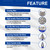 SHDIATOOL Tile Diamond Drill Bits Kit, Porcelain Hole Saw Sets, Ceramic Core Bits Cutter Drilling for Stone Marble Granite 16pcs(6/8/10/25/28/32/35/45/65MM/20MM/2/6/6MM)