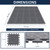 20 Pieces Sound Absorbing Interlocking Floor Mats, 11.8 x 11.8 x 0.4 inches High Density Felt Soundproof Pads Non-Slip Anti Vibration Puzzle Acoustic Blankets Piano Carpet Drum Rug, Gray