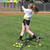 BaseGoal Batting Tee Baseball Tee, Softball Travel Portable Tee Tripod Stand Rubber Tee for Batting Training Practice with Carrying Bag