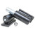 GatorPro Heavy Duty Swing Gate Hinge Barrel Weld On Plate Square Ball Bearing 900 Pound Load Capacity (7" Barrel Weld Plate)