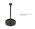 Ivilon Countertop Paper Towel Holder - Modern Knurling End Cap Minimalist Design - Color Oil Rubbed Bronze