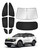 Canvcle Window Shades for 2023-2025 2026 Kia Sportage Accessories Windshield Sun Shade Side Rear Window Covers Sunshade Sun Visor Shield Privacy Protection for Camping Keep Vehicle Cool Black 8PCS