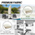 Porch Shield Patio Umbrella Cover - Outdoor Waterproof Garden Offset Banana Parasol Cover Fits Cantilever Offset Umbrella 7.5-11.5 Feet, Beige