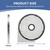 TK Round Hopper Vegetable Chopper Replacement Disc - Universal Round Hopper - Dicing 8mm