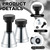 Gisafai 4 PCS Adjustable Machinist Jack Set Heavy Duty Steel Machinist Screw Jack Stands for Large Milling & Drilling Leveling, Die Processing, 11023 lb Capacity, Adjusts 2.63" to 3.93" High