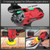 Cordless Buffer Polisher, 12V Mini Wax Buffer & Sander with 2 X 2.5Ah Battery & Charger, 1/2/3" Backing Plate, 40pcs Polishing Pads, Variable Speed for Car Detailing/Buffing/Sanding/Waxing