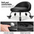 FLOLXNB Low Height Rolling Stool,Low Stool Chair with Back,Low Roller Seat Stool Chair,Rolling Stool for Home Office Garage Shop,M