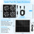 Solar Powered Fan 11.8" Greenhouse Exhaust Fan Solar 4 Fan Kit 25W Solar Panel Powered Exhaust Fan with Aluminum Bracket for Attic, Shed, Barn, Dog House, DIY Cooling Ventilation Project(1 Set)