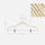 SONGMICS 30 Pack Pants Hangers, 16.7 Inches Long Velvet Trousers Hangers with Adjustable Clips, Heavy-Duty, Non-Slip, Space-Saving for Pants, Skirts, Coats, Dresses, Tank Tops, Sandy Beige UCRF012M30
