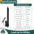 JQDML 18 Inch Stroke Linear Actuator 12V Heavy Duty 440lbs/2000N IP65 Waterproof Electric Actuator Speed 0.31"/sec with Mounting Brackets