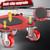 Upgraded Furniture Dolly Movers 5 Wheel Heavy Duty 2000LBS Capacity Carbon Steel Panel 360° Rotating Casters Furniture Slider for Sofa Refrigerator Piano (Red, 6in)