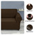 Joccun Stretch Chair Couch Cover,1-Piece Sofa Slipcover Spandex Jacquard Fabric Sofa Covers with Elastic Bottom,Washable Furniture Protector for Dogs, Cats, Kids (Armchair,Seal Brown)
