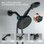 LIWEIKE 3 Handle Tub Shower Faucet, Matte Black Three Handles and Tub Spout Faucet Set Black Shower Faucet 3 Knob Brass Rough-in Valve