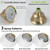 KAPHOME 2 Handles Shower Faucet Set,Tub and Shower Trim Kit with Rough-in Valve,2 Handle Shower Faucet with 3 Modes Rainfall Shower Head,2 Knobs Single Function Shower Faucet,Brushed Gold,1A4MK-W