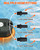 Pool Cover Pump above Ground - Submersible Water Sump Pump Swimming Water Removal Pumps, with Drainage Hose & 25 Feet Extra Long Power Cord, 850 GPH inGround, 3 Adapters