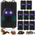 Qualirey 9 Pcs Ultrasonic Rodent Repellent for Car Engines Car Rodent Repeller Under Hood Battery Operated Rat Repellent with Strobe Light Keep Pest Squirrels Mice Out of Garage RV Outdoor
