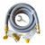 15FT 3/4" ID Natural Gas Hose with 3/4 Quick Connect for Standby Generators, Long 3/4 Gas Flex Line Hose for NG/LP Propane Appliances Construction Heaters, Tool Included