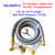 15FT 3/4" ID Natural Gas Hose with 3/4 Quick Connect for Standby Generators, Long 3/4 Gas Flex Line Hose for NG/LP Propane Appliances Construction Heaters, Tool Included