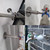 WYSIWYKA 2PCS 304 Stainless Steel Wall Mount Ceiling Mount Pipe Supports, Adjustable Pipe Strap Clamp with screws for OD Pipe 25-27mm, Adjustable Height 50-100mm