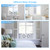 shinic Twin Window Fan with Reversible Airflow, Window Fan with Thermostat and LED Display, 3 Speeds, Remote Control and Foam Sealing Tape Offered, 23.8" - 37" Expandable Width for Home Kitchen Use