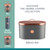 Typhoon Henrik Bread Bin with Copper Lid, 20 x 18.5 x 34 cm, Grey/Copper
