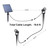 APONUO Metal Solar Spot Lights Outdoor with 9.8ft Cable Solar Powered Landscape Lighting Low Voltage IP65 Waterproof Auto On/Off for Outside Garden Yard Landscape Pathway Garage-Warm White(2-in-1)