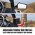 SAUTVS Adjustable Rearview Side Mirrors for Polaris Ranger 1000/XP 1000/Crew 2018-2026 Accessories, Folding Clear Rear View Side Mirrors (One Pair)