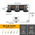 SEEBLEN 3-Light Plug-in Track Lighting, Adjustable Ceiling Spotlight,Industrial Black Kitchen Track Lighting Fixtures Ceiling for Living Room, Dining Room, Hallway,Bathroom.